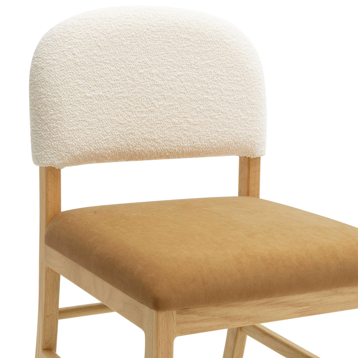 Calla Cognac Performance Velvet Dining Chair by TOV Furniture – photo 5 of 7