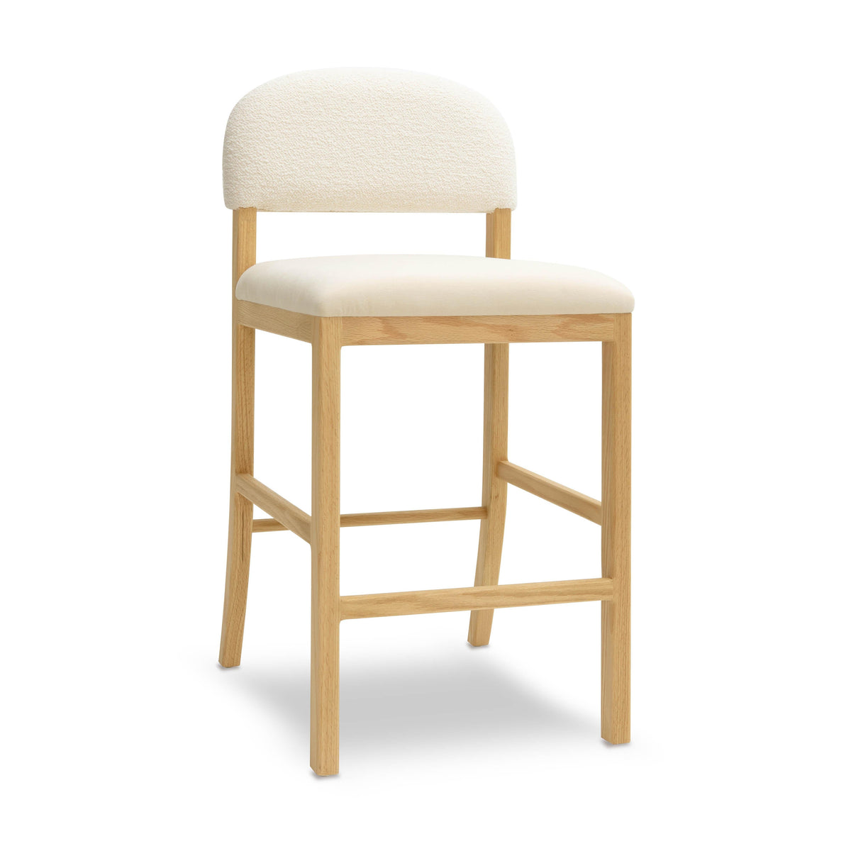 Calla Cream Performance Velvet Counter Stool by TOV Furniture – photo 1 of 7