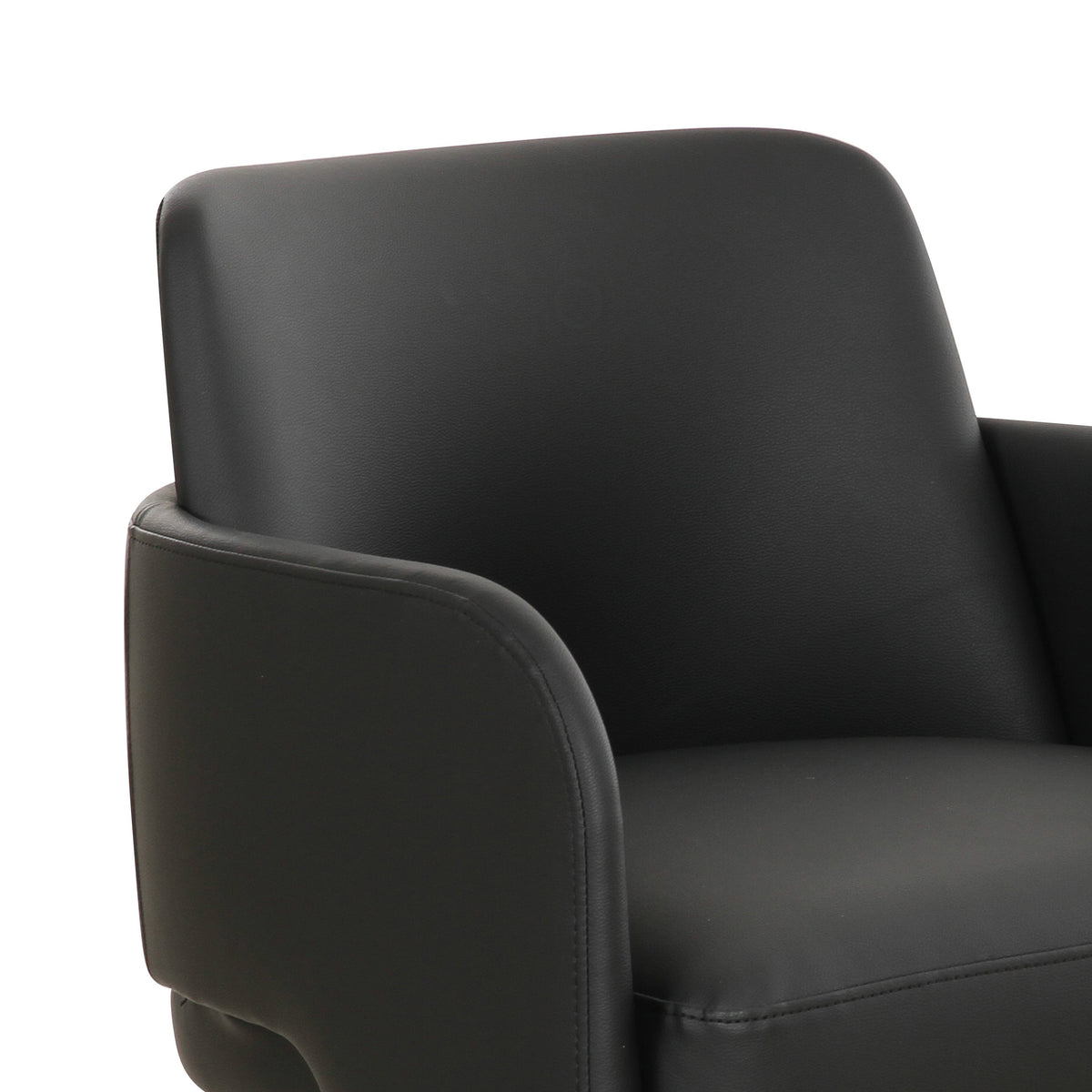 Leo Black Performance Vegan Leather Dining Chair by TOV Furniture – photo 5 of 7
