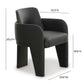 Leo Performance Vegan Leather Dining Chair by TOV D69152