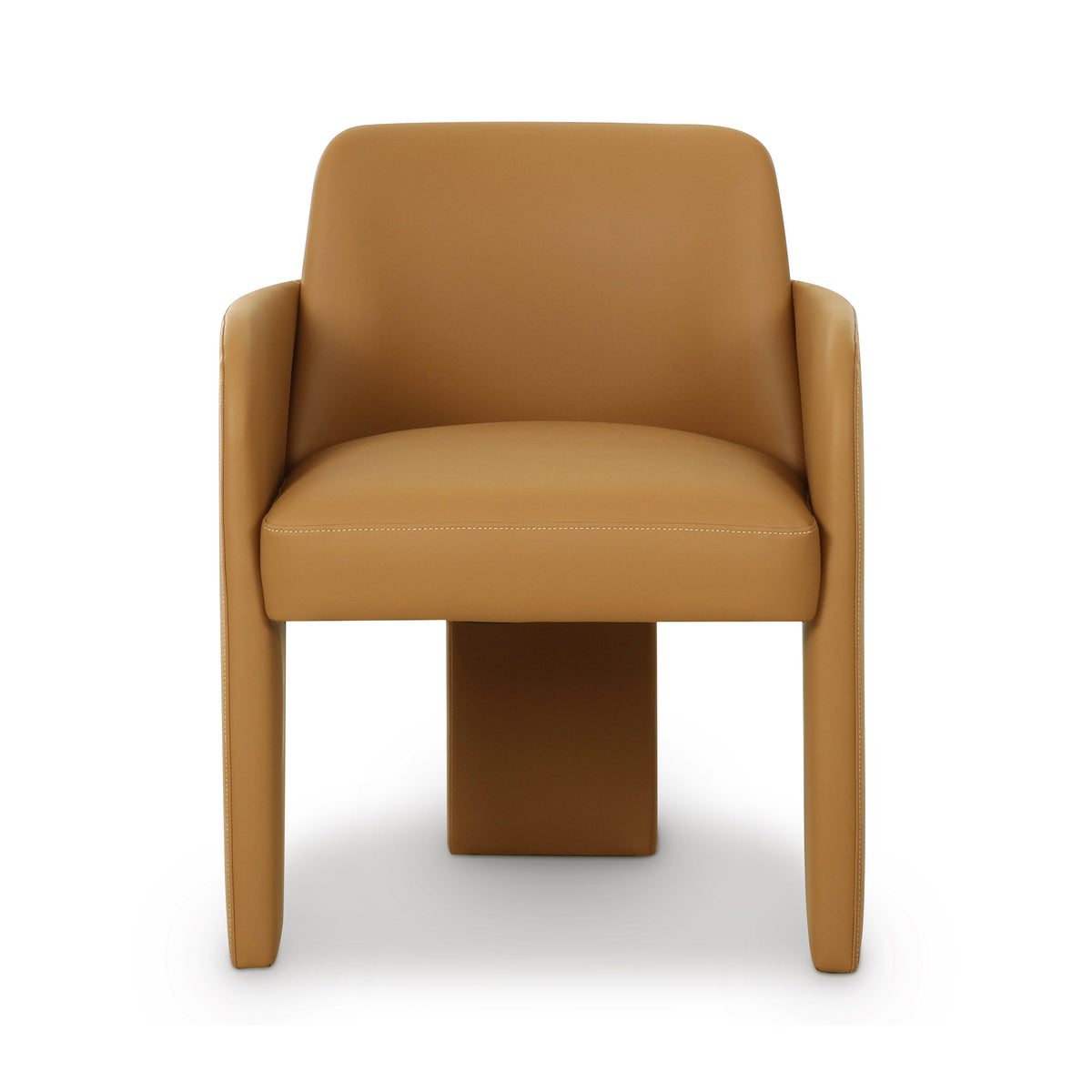 Leo Tan Performance Vegan Leather Dining Chair by TOV Furniture – photo 3 of 7