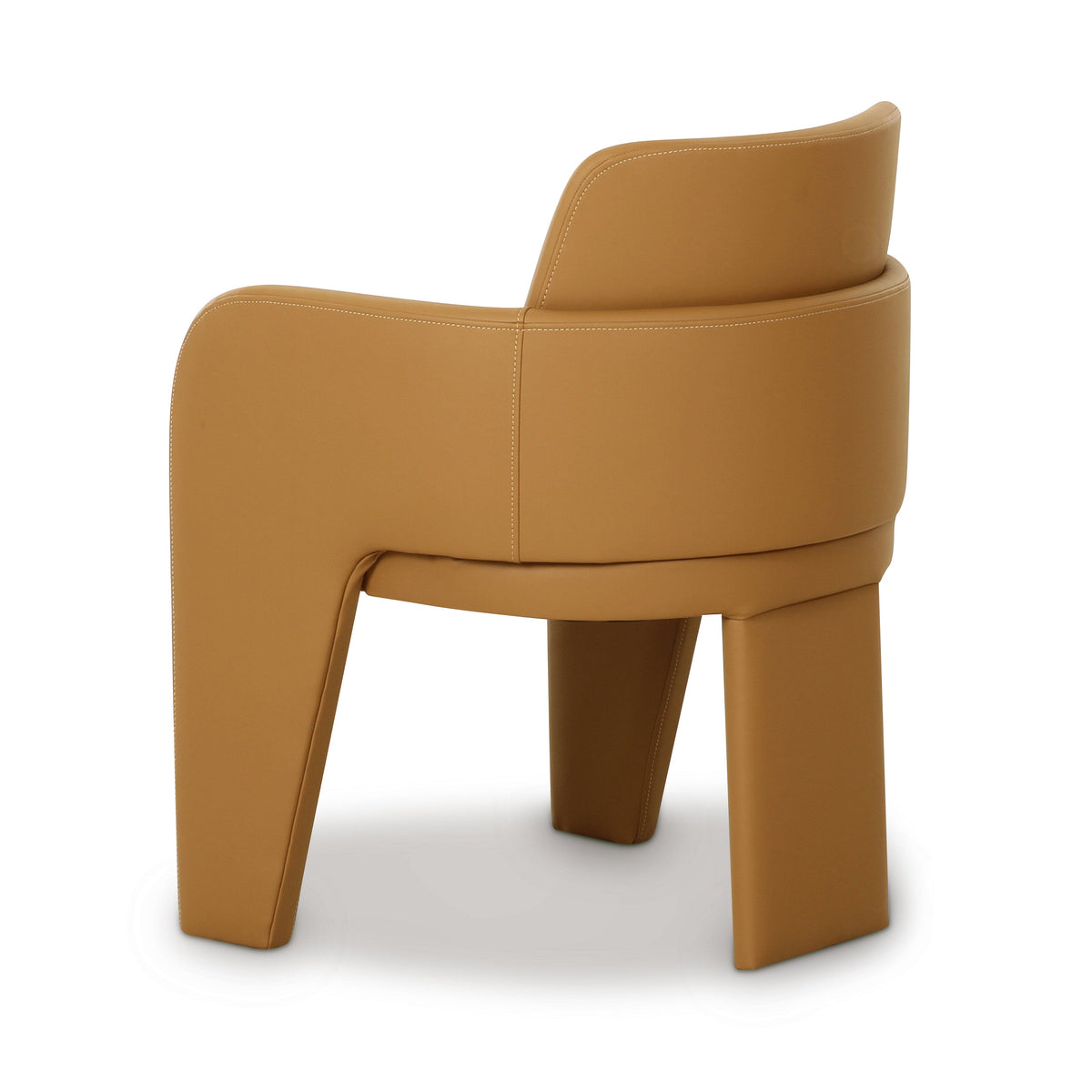 Leo Tan Performance Vegan Leather Dining Chair by TOV Furniture – photo 4 of 7