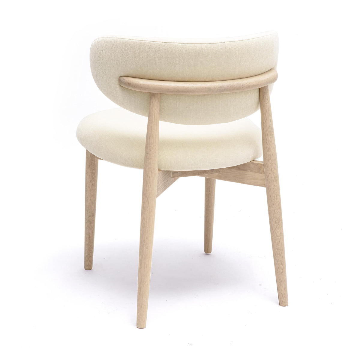 Zinea Cream Performance Textured Velvet Dining Chair by TOV Furniture – photo 4 of 7