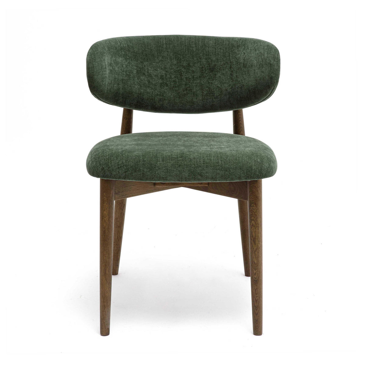 Zinea Forest Green Performance Textured Velvet Dining Chair by TOV Furniture – photo 3 of 7