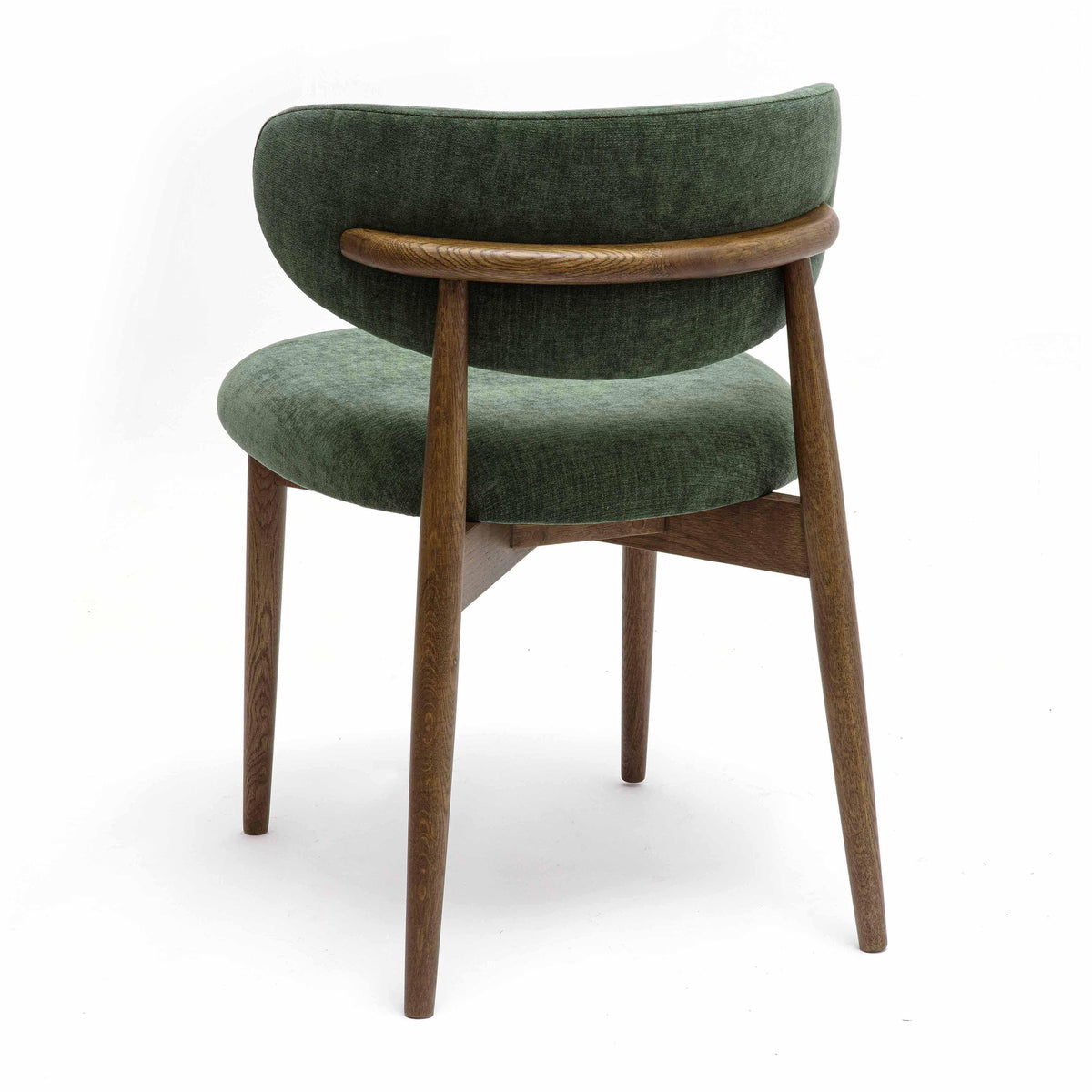 Zinea Forest Green Performance Textured Velvet Dining Chair by TOV Furniture – photo 4 of 7