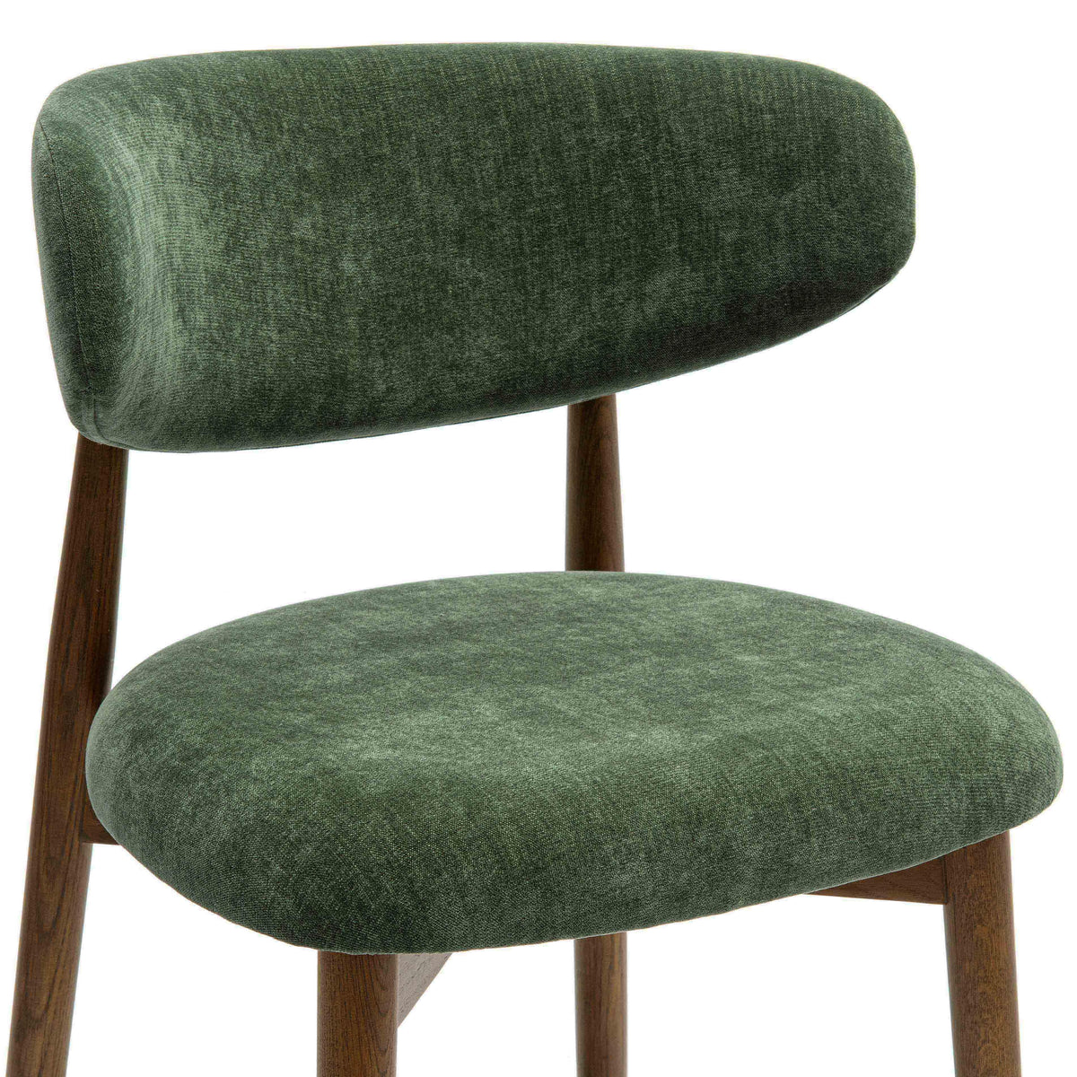 Zinea Forest Green Performance Textured Velvet Dining Chair by TOV Furniture – photo 5 of 7
