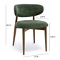 Zinea Performance Textured Velvet Dining Chair by TOV D69161