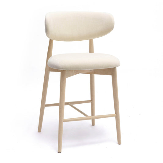 Zinea Performance Textured Velvet Counter Stool by TOV D69162