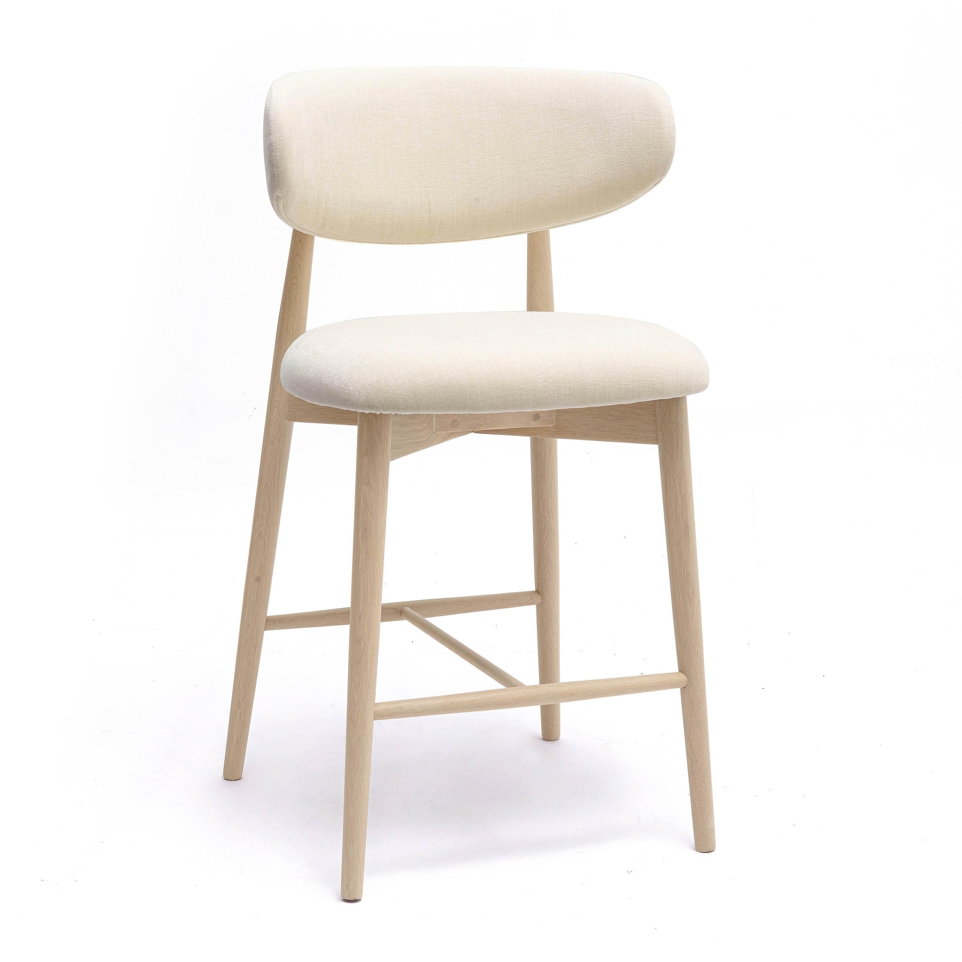 Zinea Performance Textured Velvet Counter Stool by TOV D69163