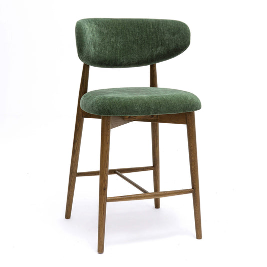 Zinea Performance Textured Velvet Counter Stool by TOV D69163