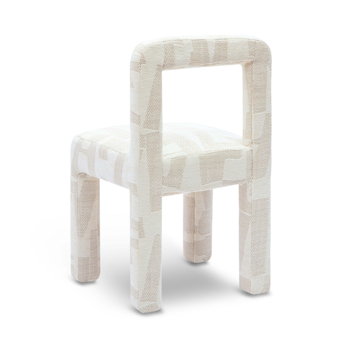 Hazel Cream Patterned Performance Jacquard Dining Chair by TOV Furniture – photo 4 of 7