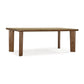 Oani 83 Walnut And Glass Rectangular Dining Table by TOV D69236