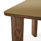 Oani 83 Walnut And Glass Rectangular Dining Table by TOV D69236