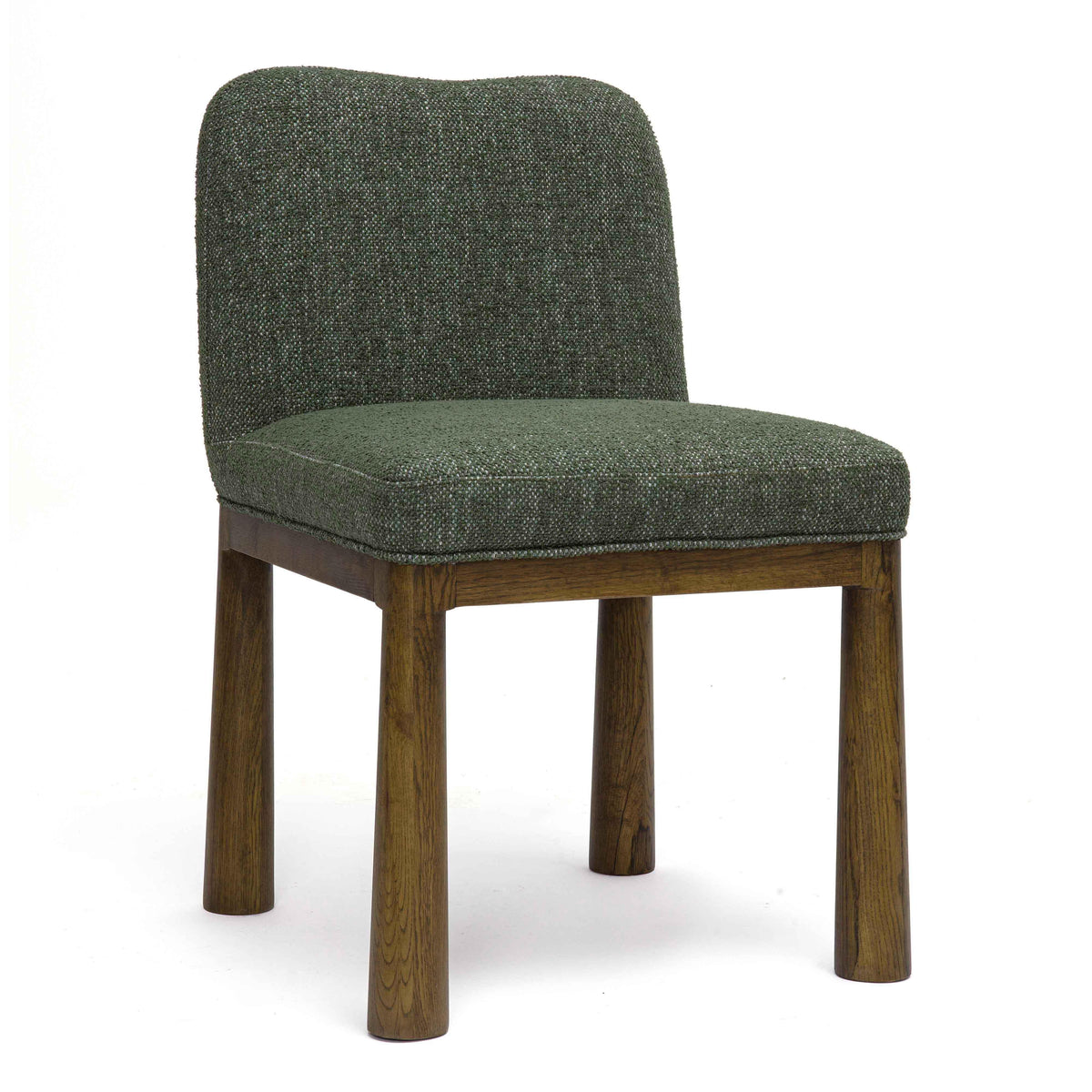 Tiara Forest Green Performance Basketweave Fabric Dining Chair by TOV Furniture – photo 1 of 7