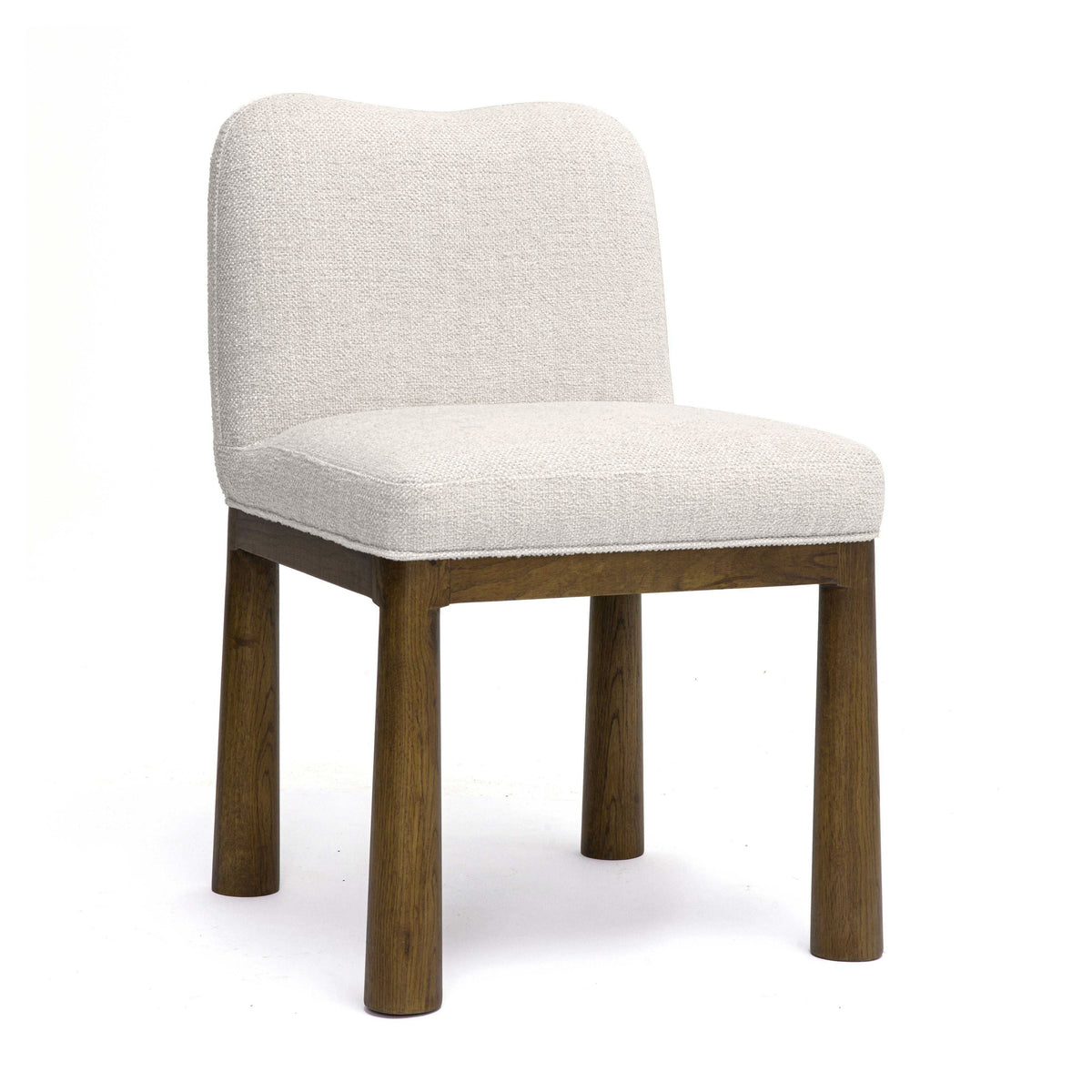 Tiara Cream Performance Basketweave Fabric Dining Chair by TOV Furniture – photo 1 of 7