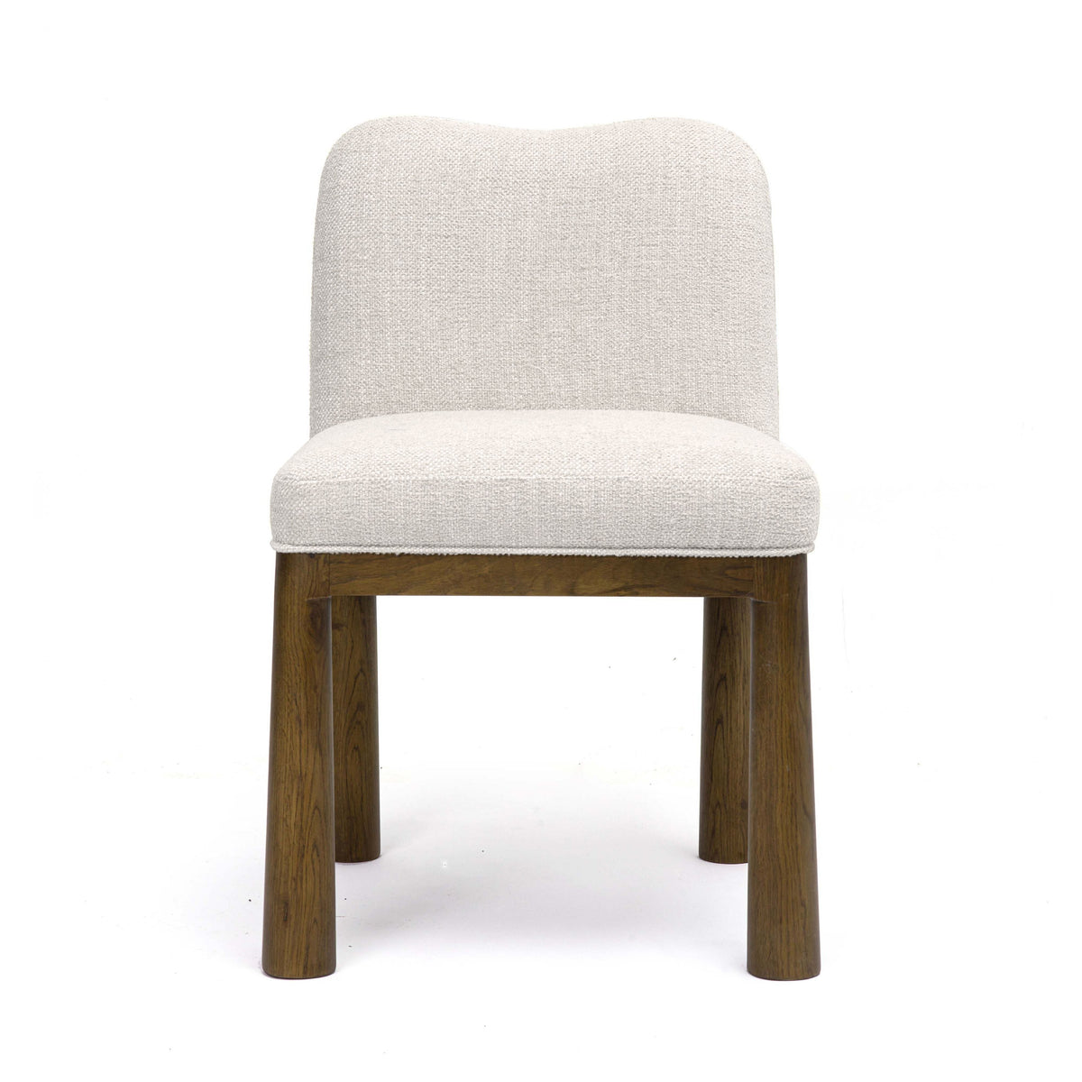 Tiara Cream Performance Basketweave Fabric Dining Chair by TOV Furniture – photo 3 of 7