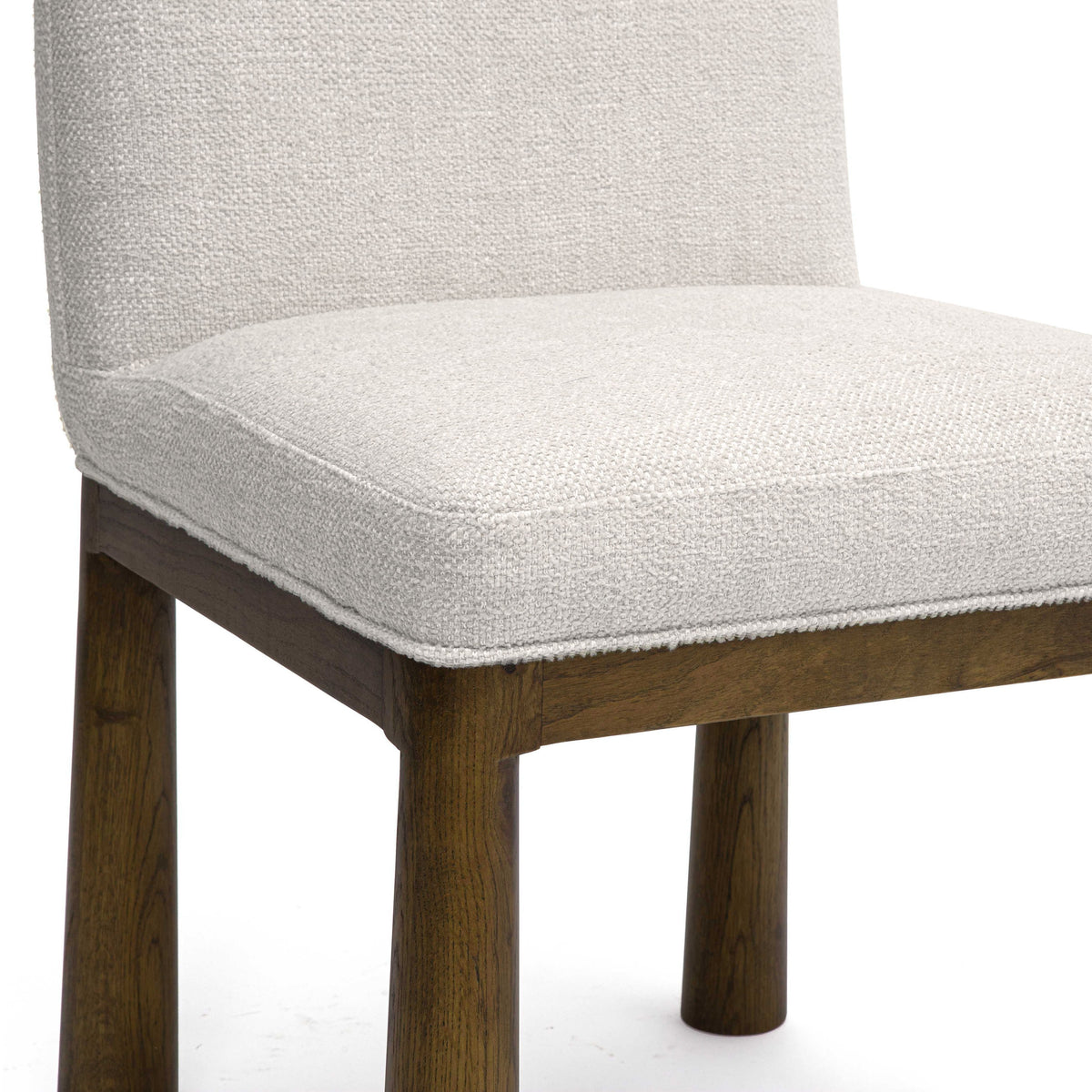 Tiara Cream Performance Basketweave Fabric Dining Chair by TOV Furniture – photo 5 of 7