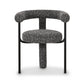 Synn Black Performance Boucle Dining Chair by TOV D69258