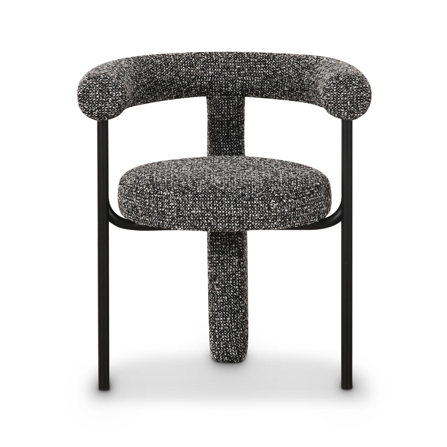 Synn Black Performance Boucle Dining Chair by TOV D69258