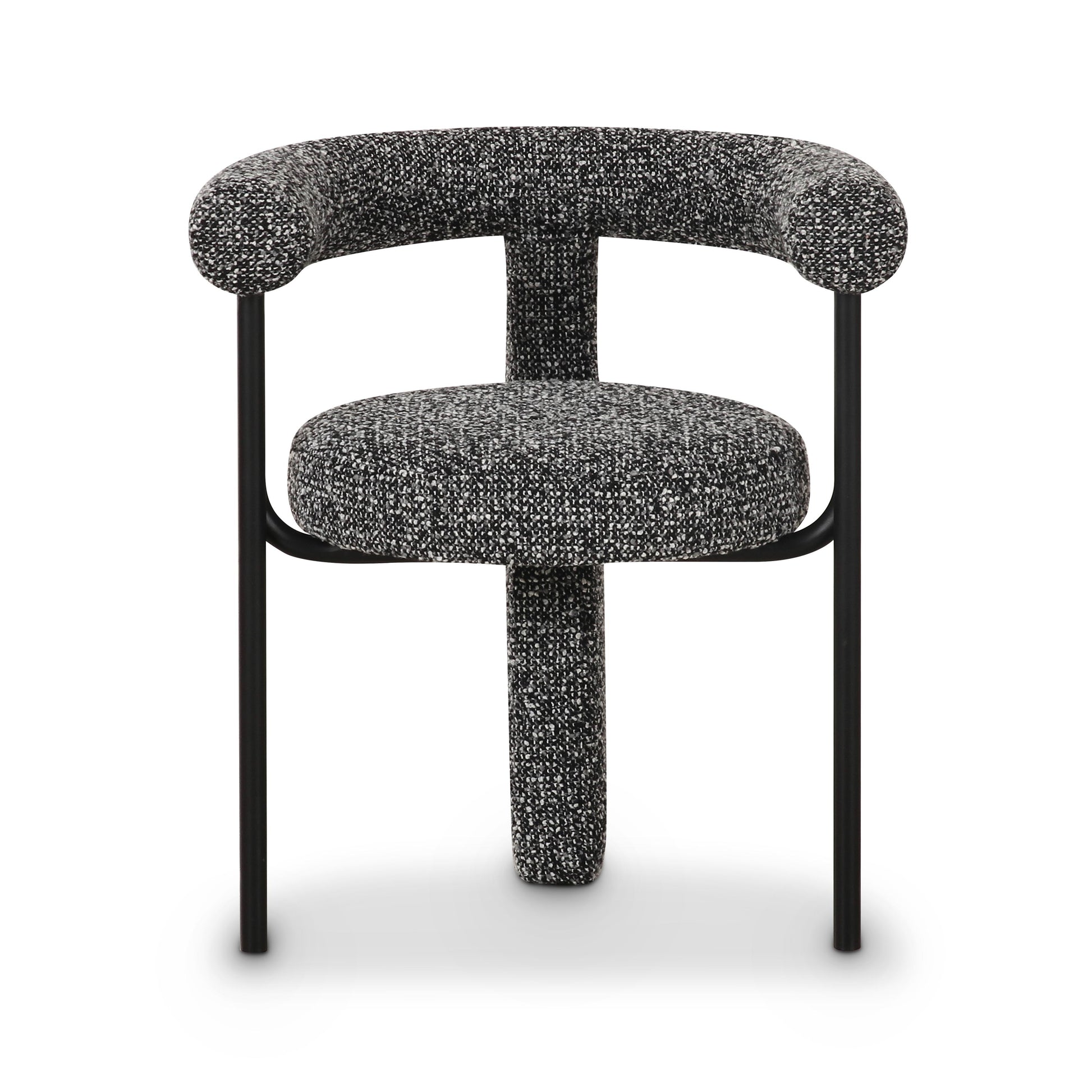 Synn Black Performance Boucle Dining Chair by TOV D69258