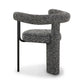 Synn Black Performance Boucle Dining Chair by TOV D69258