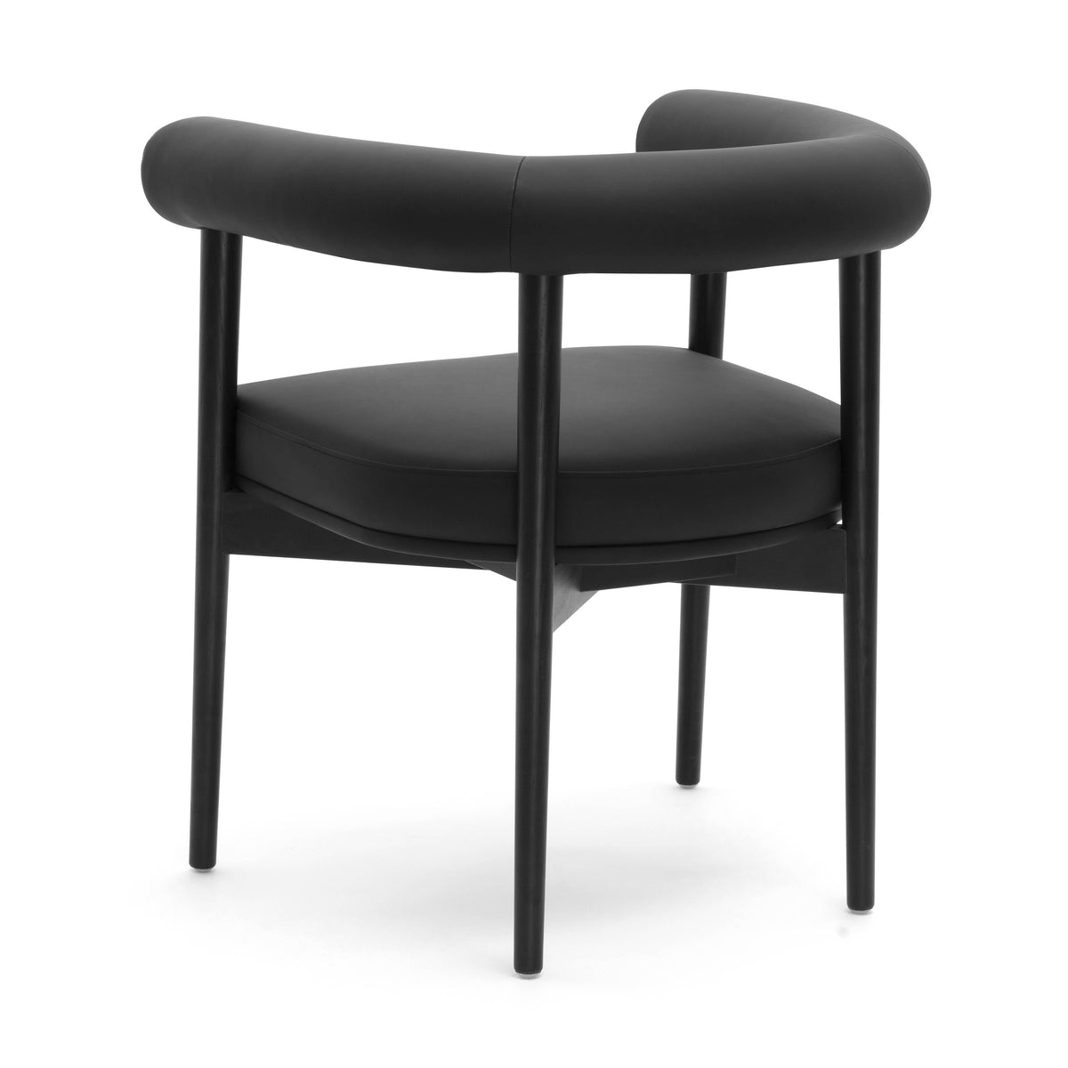 Spara Black Performance Vegan Leather Dining Chair by TOV Furniture – photo 4 of 7