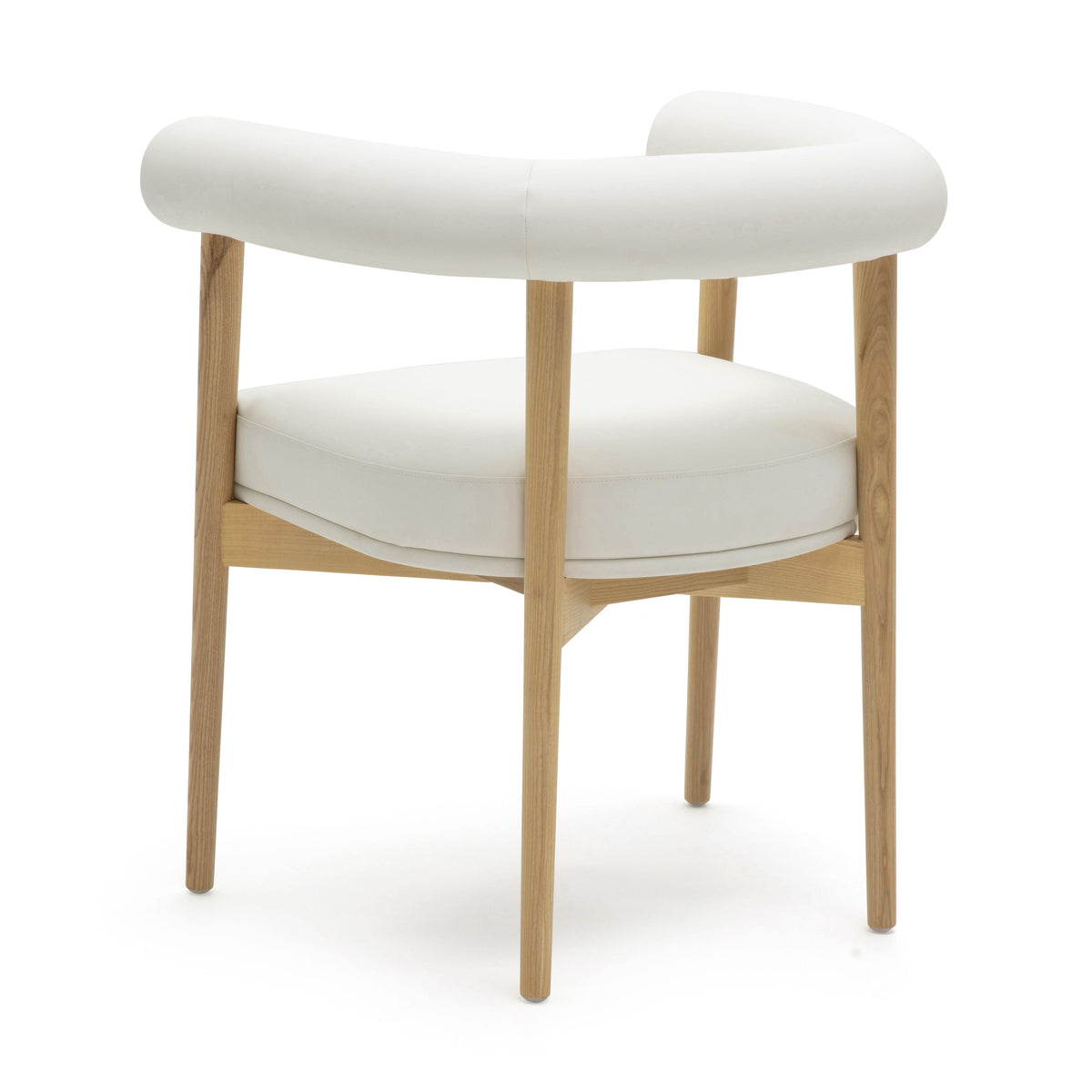 Spara White Performance Vegan Leather Dining Chair by TOV Furniture – photo 4 of 7