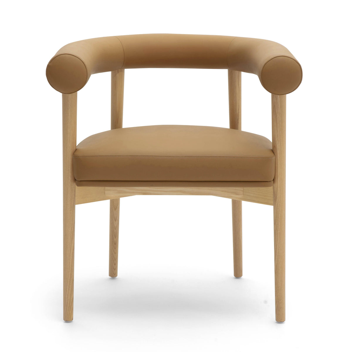 Spara Cognac Performance Vegan Leather Dining Chair by TOV Furniture – photo 3 of 7