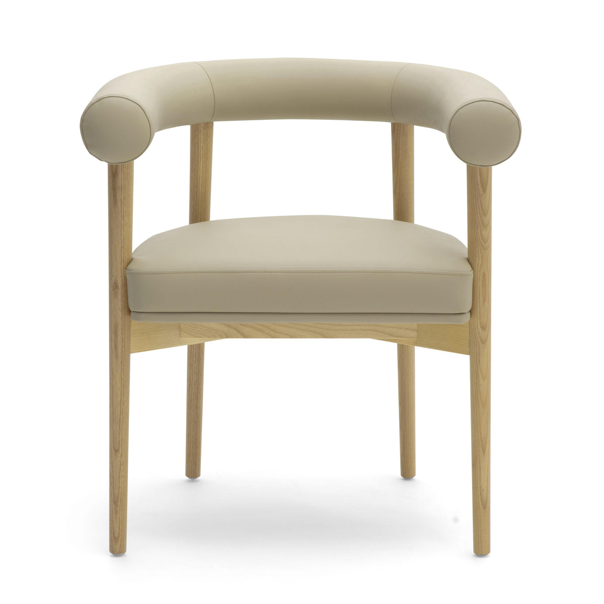 Spara Taupe Performance Vegan Leather Dining Chair by TOV Furniture – photo 3 of 7