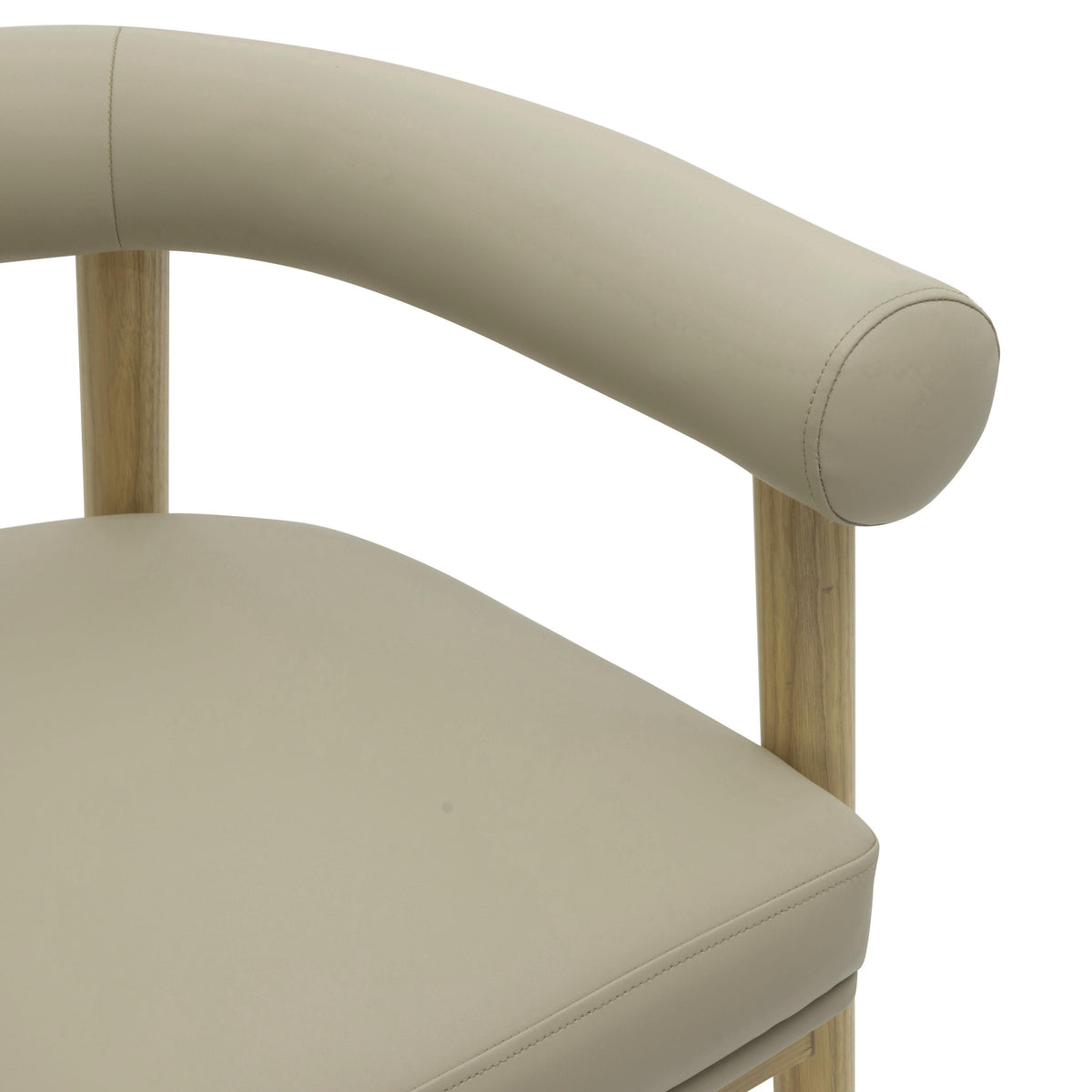 Spara Taupe Performance Vegan Leather Counter Stool by TOV Furniture – photo 5 of 7