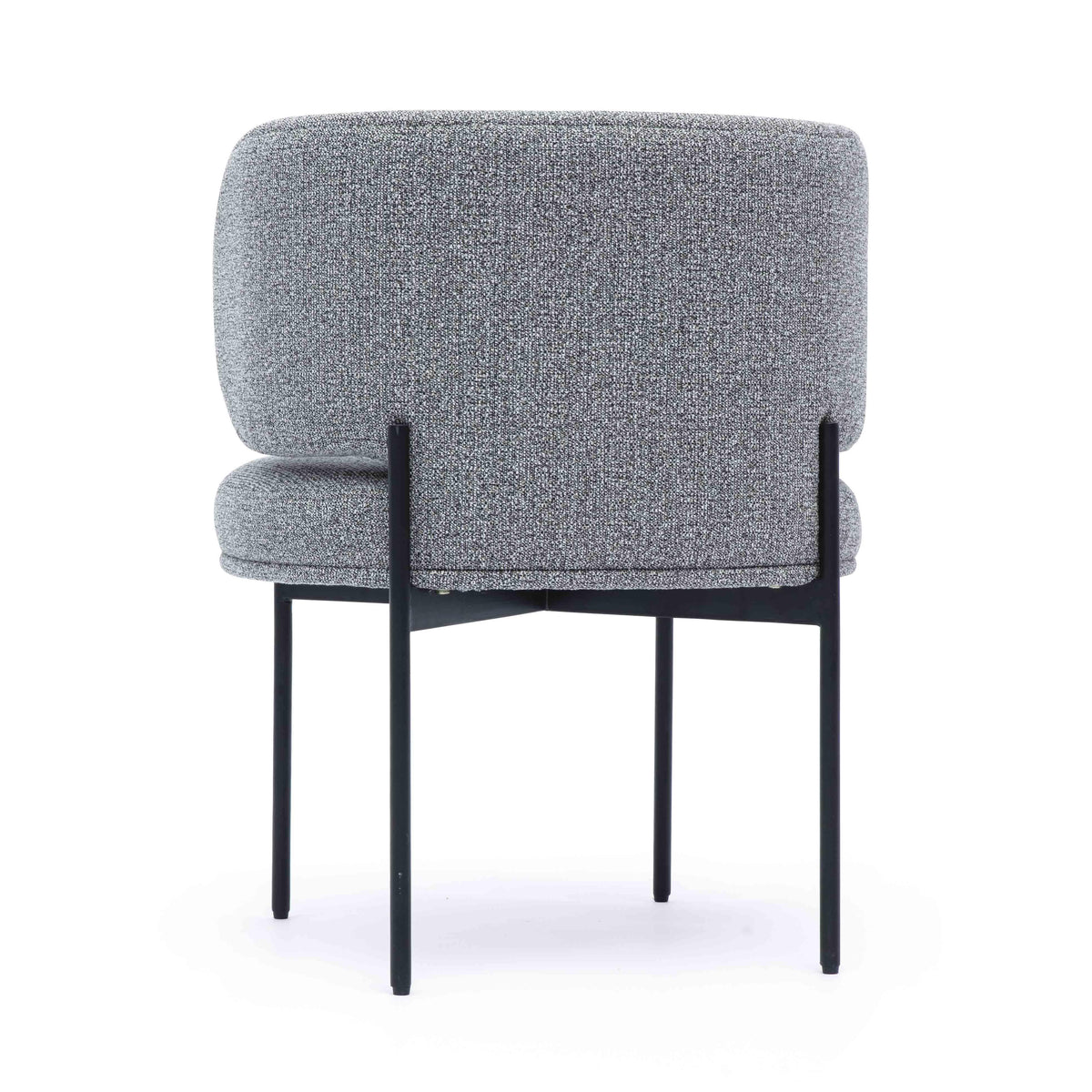 Maureen Speckled Grey Performance Boucle Dining Chair by TOV Furniture – photo 4 of 7