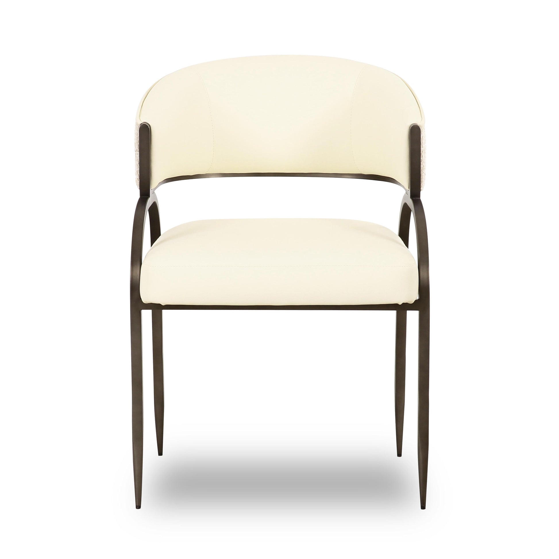 Tatum Vegan Leather 2 Tone Dining Chair by TOV D69331