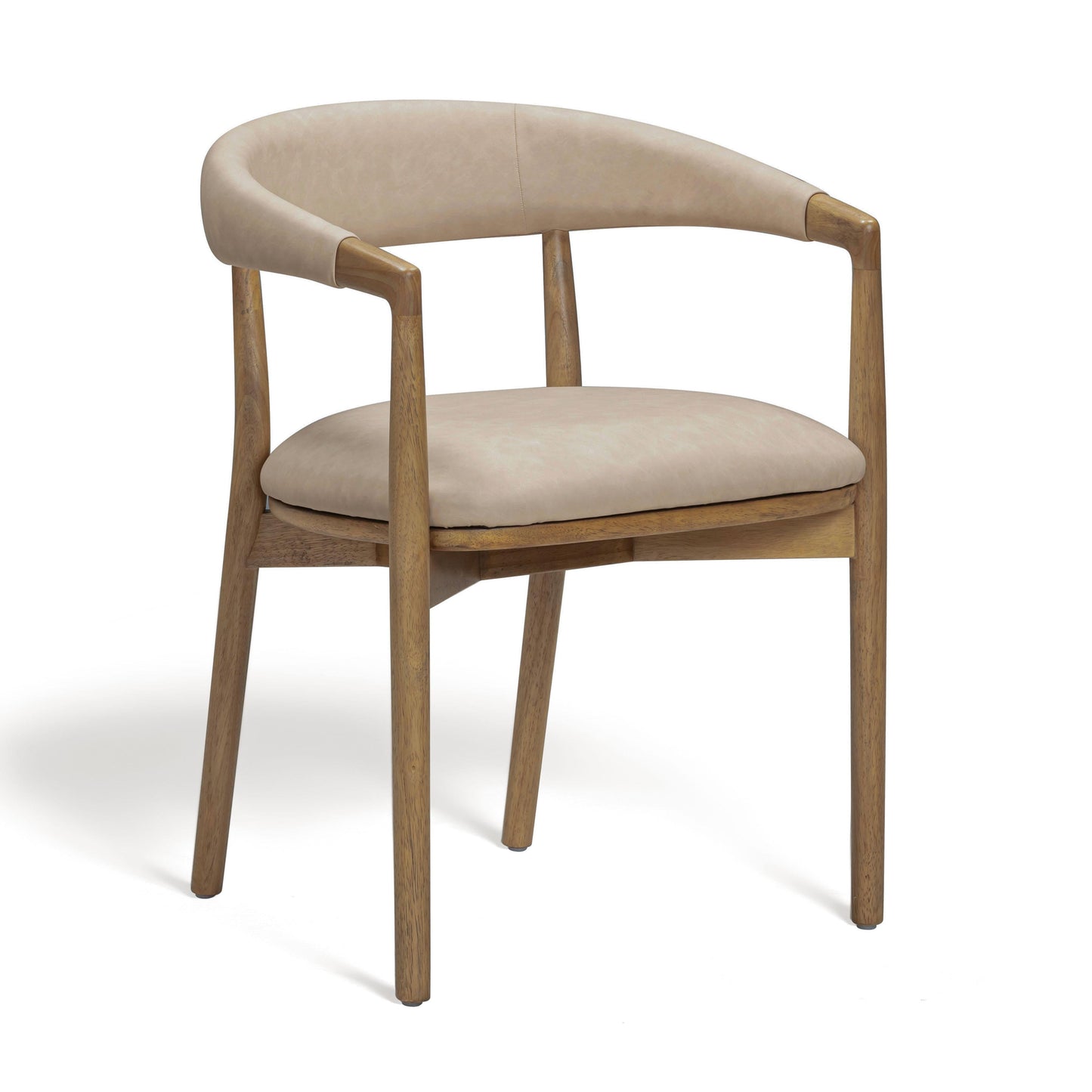 Vina Performance Vegan Leather Dining Chair Taupe by Tov Furniture