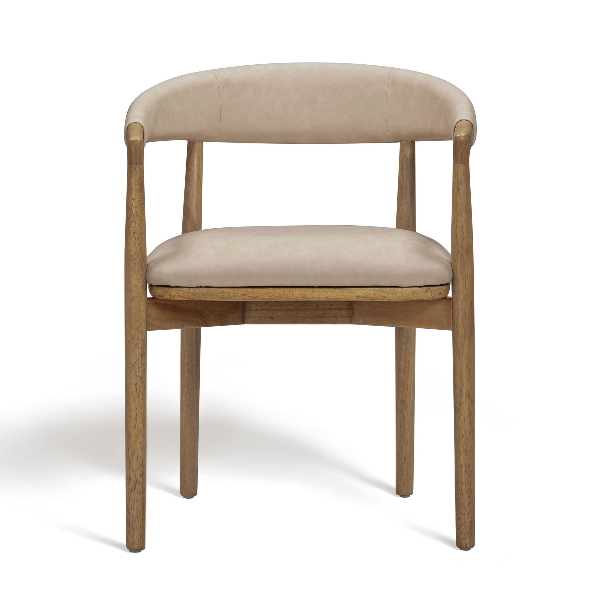 Vina Performance Vegan Leather Dining Chair Taupe by Tov Furniture