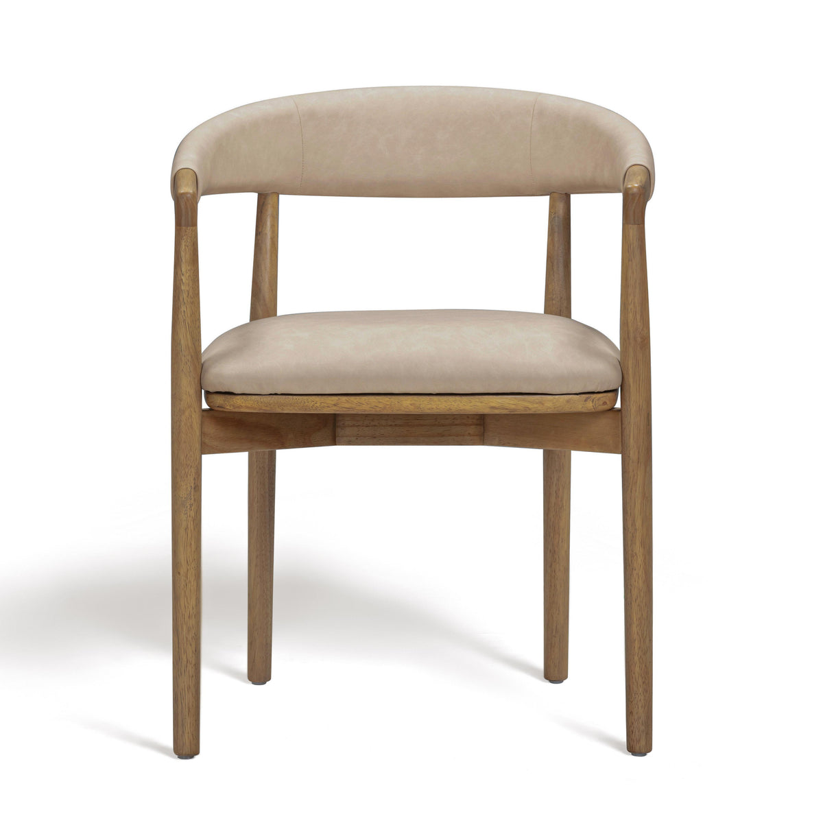 Vina Taupe Performance Vegan Leather Dining Chair by TOV Furniture – photo 3 of 8