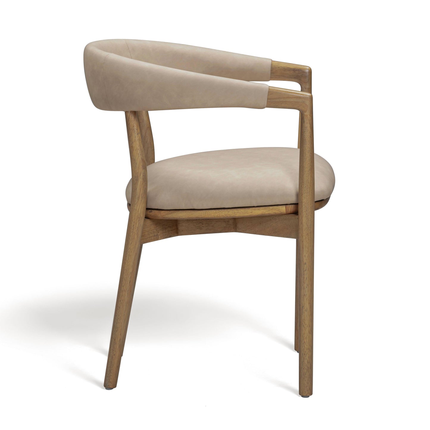 Vina Performance Vegan Leather Dining Chair Taupe by Tov Furniture