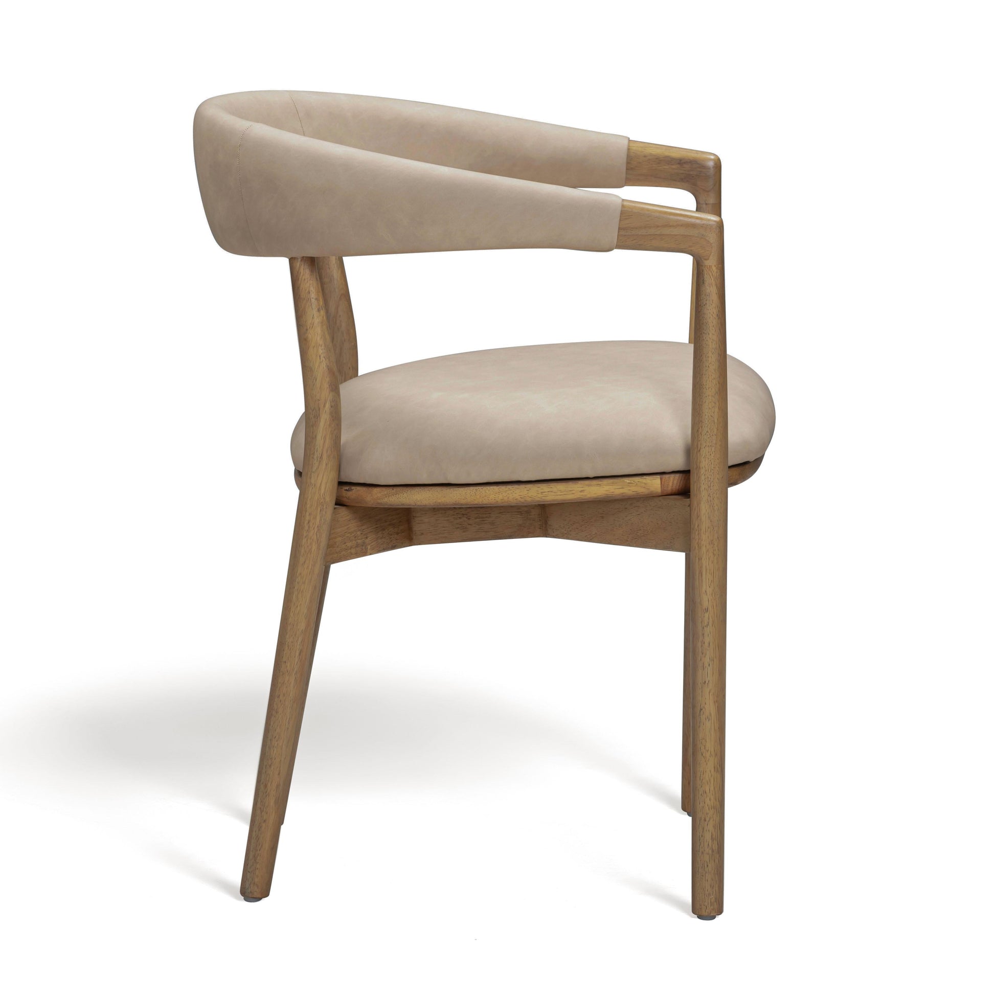 Vina Performance Vegan Leather Dining Chair Taupe by Tov Furniture