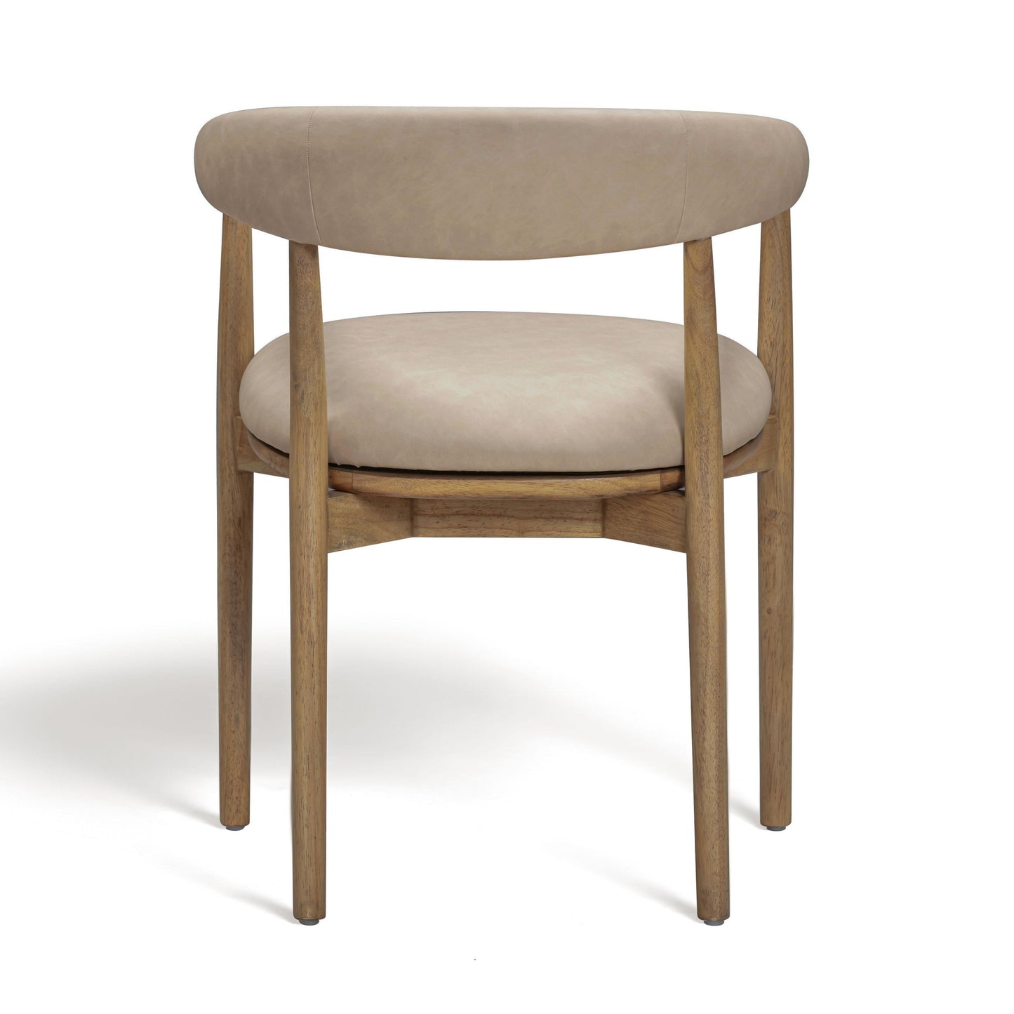 Vina Performance Vegan Leather Dining Chair Taupe by Tov Furniture