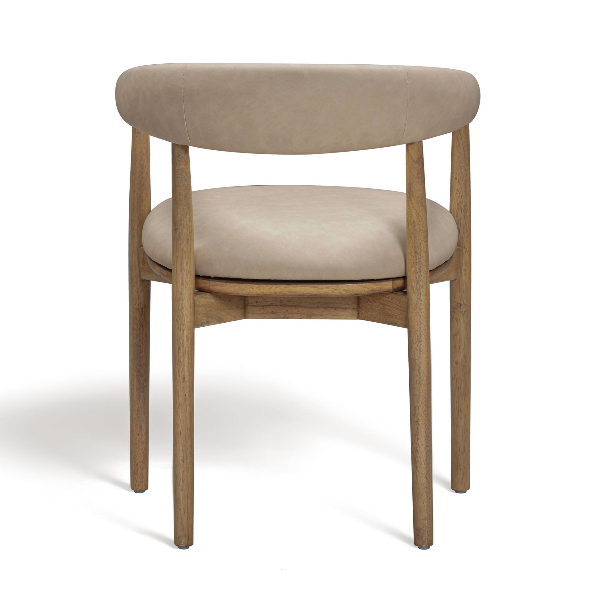Vina Performance Vegan Leather Dining Chair Taupe by Tov Furniture