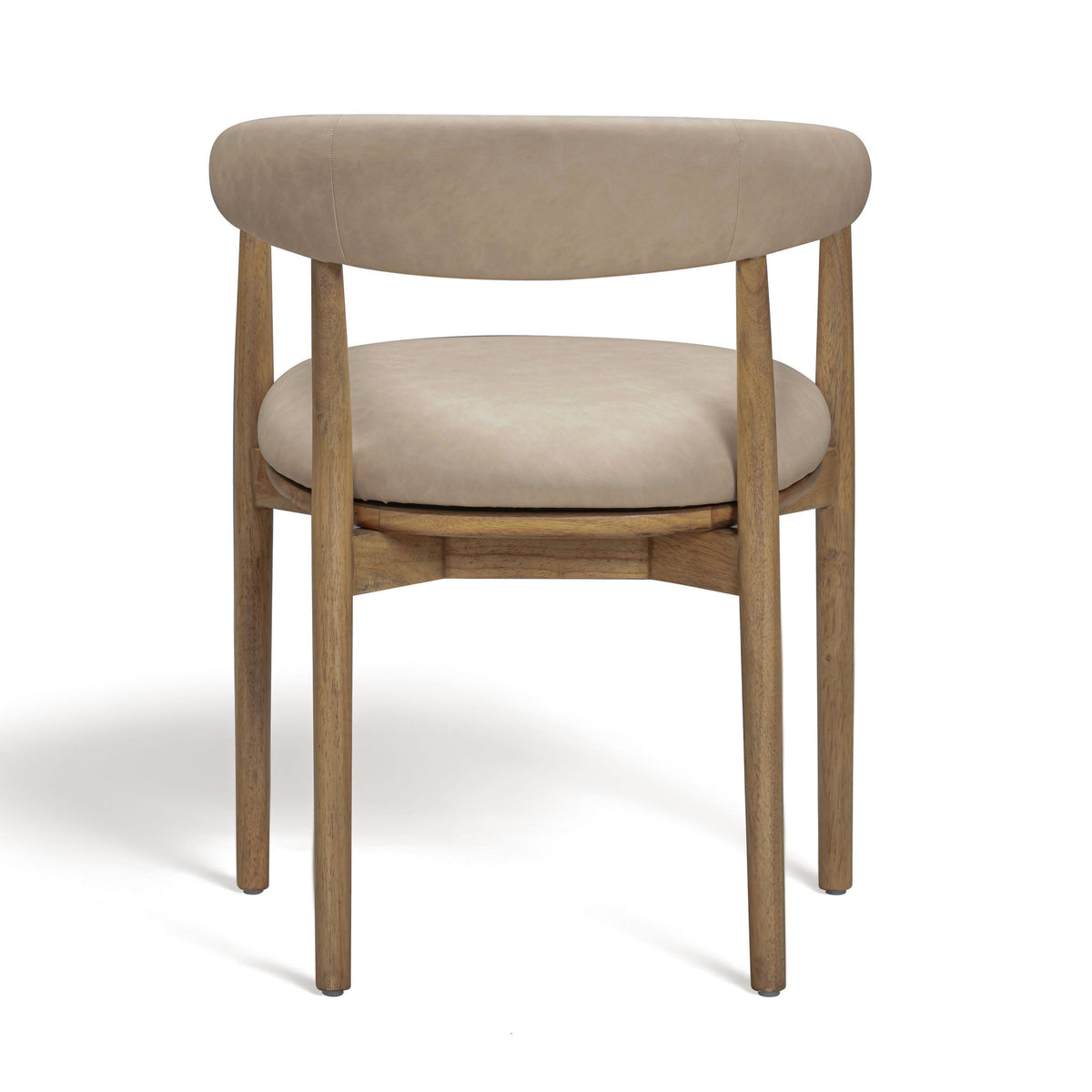 Vina Taupe Performance Vegan Leather Dining Chair by TOV Furniture – photo 5 of 8