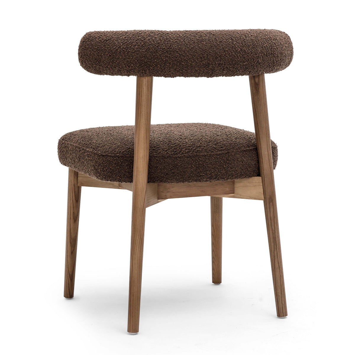 Spara Chocolate Brown Performance Boucle Side Chair by TOV Furniture – photo 4 of 6