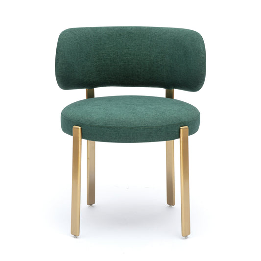 Margaret Green Performance Chenille Dining Chair Green by Tov Furniture