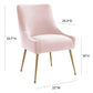 Beatrix Velvet Side Chair by TOV D6168
