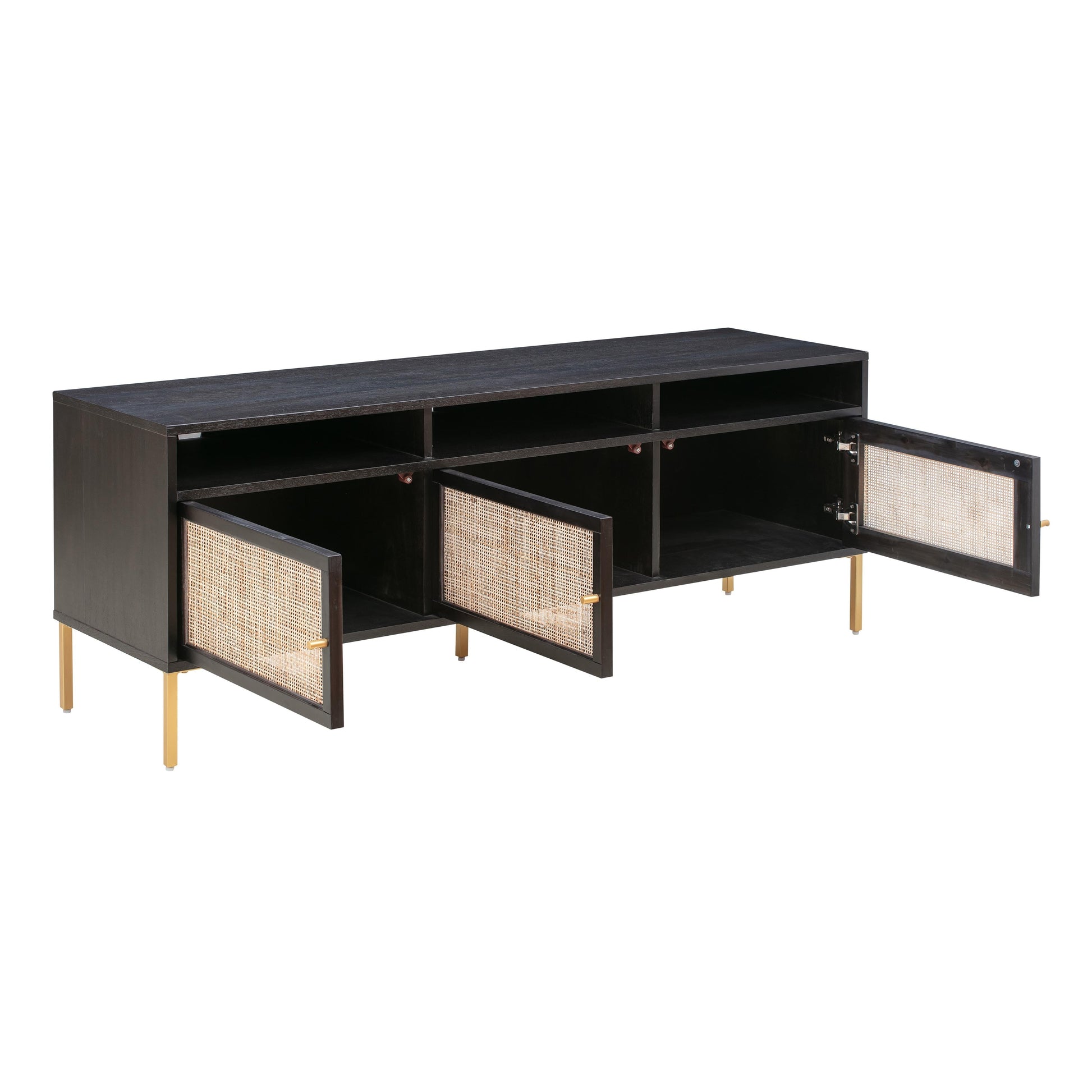 Sierra 65 Cane Media Console by TOV E44156