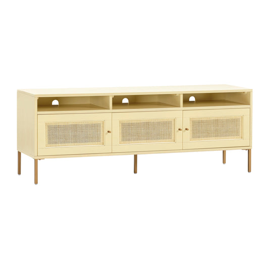 Sierra 65 Cane Media Console by TOV E44156