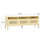 Sierra 65 Cane Media Console by TOV E44156