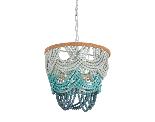 Jade Beaded Chandelier Jade Ombre - ON FINAL SALE by Tov Furniture