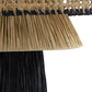 Rylie Natural Black Raffia Pendant Lamp by TOV G18382