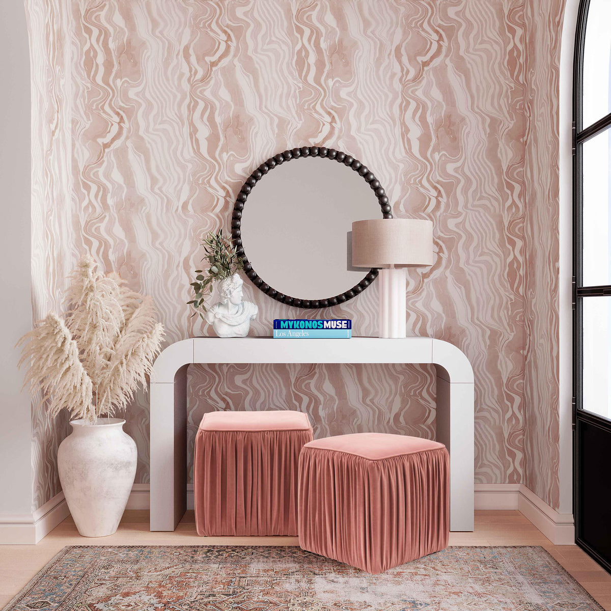 Latur Cream Table Lamp by TOV Furniture – photo 2 of 8