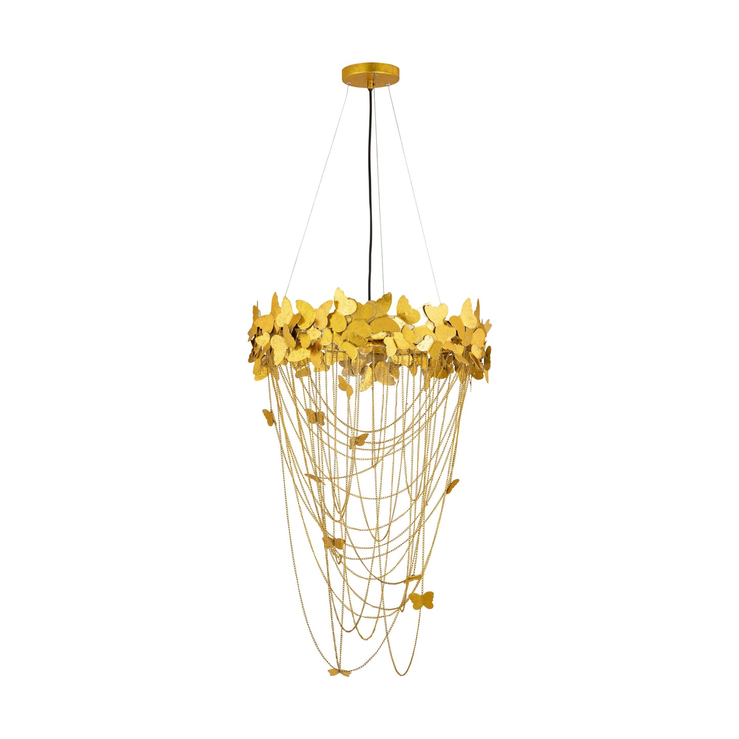 Butterfly Gold Chandelier by TOV G18412